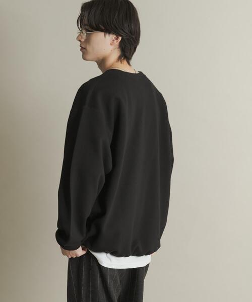 SENSE OF PLACE by URBAN RESEARCH（センスオブプレイスバイアーバンリサーチ）の「カノコVネックスウェット（スウェット・メンズ・ネイビー/ブラック/ボルドー・MEDIUM/LARGE）」の6枚目の写真