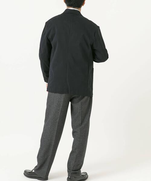 URBAN RESEARCH ROSSO MEN(アーバンリサーチロッソメン)の「『XLサイズあり』ピーチツイルストレッチシングルジャケット(その他アウター・メンズ・ブラック/ネイビー/ダークブラウン・MEDIUM/X-LARGE/LARGE)」の4枚目の写真