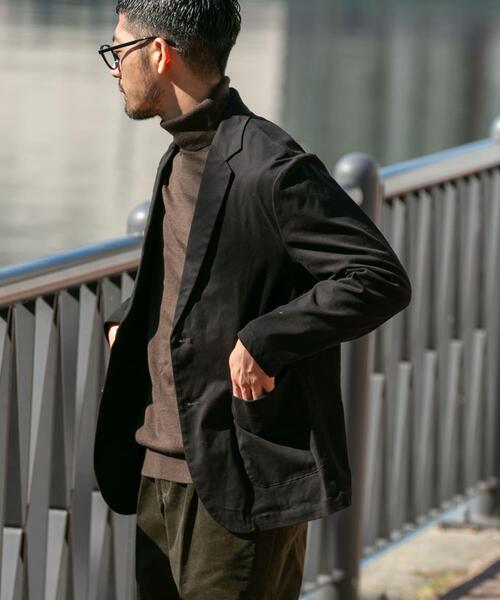 URBAN RESEARCH ROSSO MEN(アーバンリサーチロッソメン)の「『XLサイズあり』ピーチツイルストレッチシングルジャケット(その他アウター・メンズ・ブラック/ネイビー/ダークブラウン・MEDIUM/X-LARGE/LARGE)」の10枚目の写真