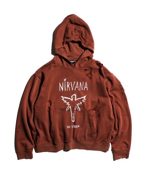 セール】THRIFTY LOOK スリフティルック / WORN-OUT BAND HOODIE