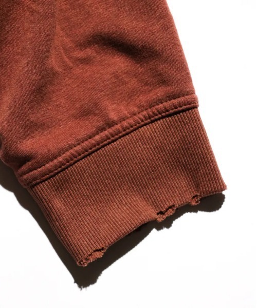 NIRVANA(ニルヴァーナ)の「THRIFTY LOOK スリフティルック / WORN-OUT BAND HOODIE "NIRVANA"(パーカー・メンズ・マルーン・LARGE/XX-LARGE)」の8枚目の写真