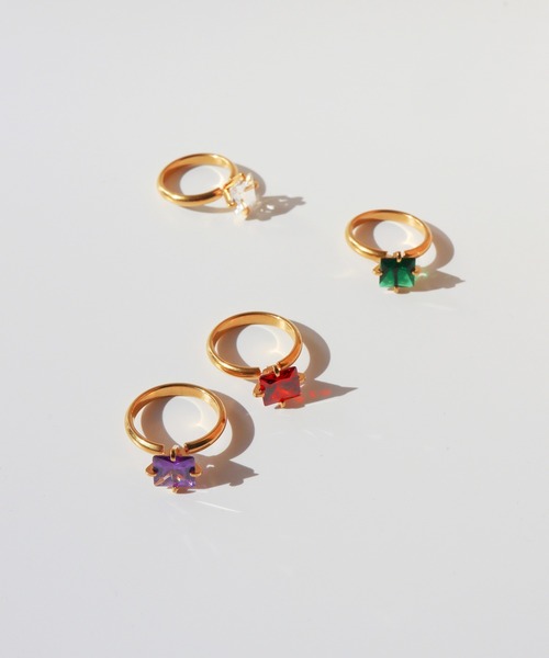 TUWAKRIM(トゥワクリム)の「【TUWAKRIM】PIRATES RING #0(リング・レディース・グリーン・X-LARGE)」の4枚目の写真