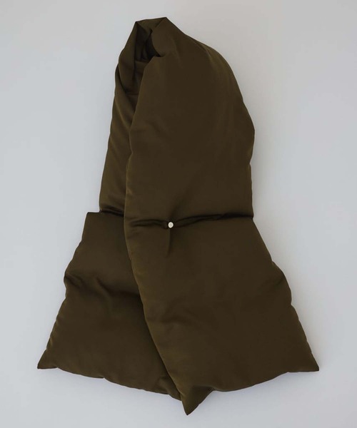 RIM.ARK（リムアーク）の「【RIM.ARK/リムアーク】Double breasted stole down CT/ダブルブレステッドストールダウンコート（ダウンジャケット/コート・レディース・ブラック/カーキ・FREE）」の19枚目の写真