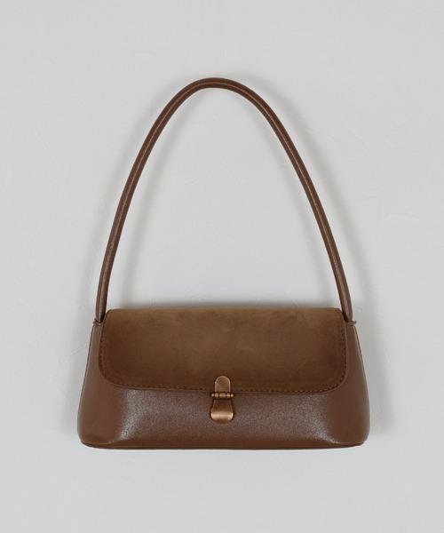 BLUEEAST(ブルーイースト)の「スウェードスクエアミニバッグ(ハンドバッグ・レディース・キャメル/レオパード/ブラック・FREE)」の13枚目の写真