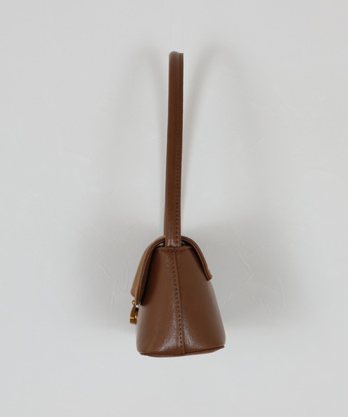 BLUEEAST(ブルーイースト)の「スウェードスクエアミニバッグ(ハンドバッグ・レディース・キャメル/レオパード/ブラック・FREE)」の16枚目の写真