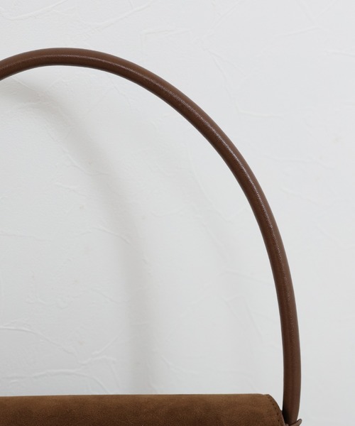 BLUEEAST(ブルーイースト)の「スウェードスクエアミニバッグ(ハンドバッグ・レディース・キャメル/レオパード/ブラック・FREE)」の18枚目の写真