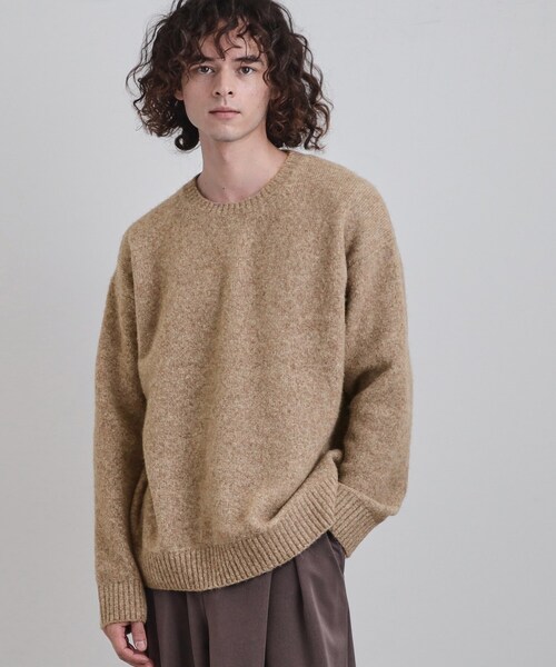 tk.TAKEO KIKUCHI（ティーケータケオキクチ）の「シャギープルオーバーニット（ニット/セーター・メンズ・ブラック/ライトブルー/グレー/ベージュ・02/03/04）」の13枚目の写真