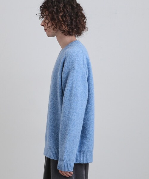 tk.TAKEO KIKUCHI（ティーケータケオキクチ）の「シャギープルオーバーニット（ニット/セーター・メンズ・ブラック/ライトブルー/グレー/ベージュ・02/03/04）」の22枚目の写真