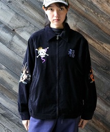 UNIIT（ユニット）の「【HOUSTON/ヒューストン】COTTON VELVETEEN VIETNAM JACKET (TIGER) コットン別珍 ベトジャン 51507（ミリタリージャケット）」