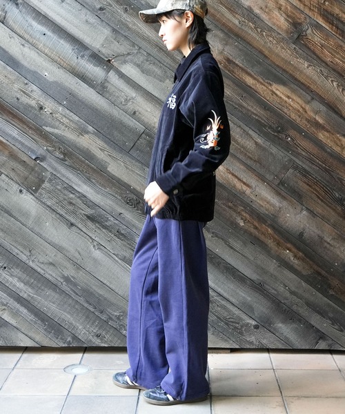 HOUSTON/ヒューストン】COTTON VELVETEEN VIETNAM JACKET (TIGER