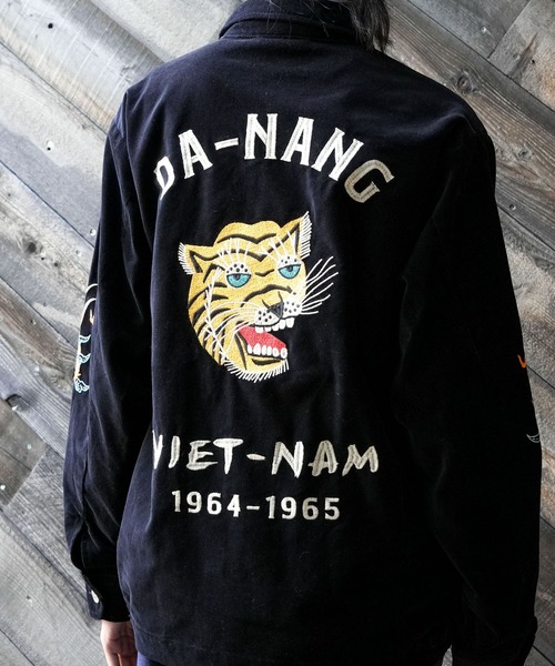 HOUSTON(ヒューストン)の「【HOUSTON/ヒューストン】COTTON VELVETEEN VIETNAM JACKET (TIGER) コットン別珍 ベトジャン 51507(ミリタリージャケット・メンズ・ブラック/グリーン/ブラウン・X-LARGE/LARGE/MEDIUM)」の11枚目の写真