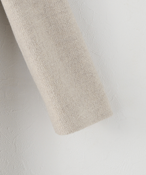 Spick & Span(スピックアンドスパン)の「3Bロングチェスターコート(チェスターコート・レディース・アイボリー/チャコールグレー・36/38)」の12枚目の写真