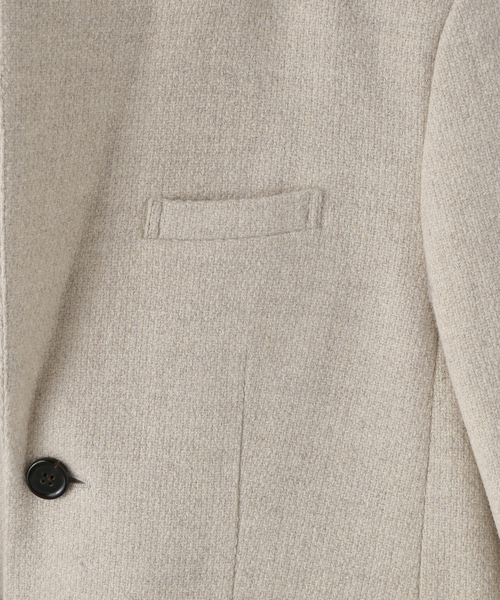 Spick & Span(スピックアンドスパン)の「3Bロングチェスターコート(チェスターコート・レディース・アイボリー/チャコールグレー・36/38)」の13枚目の写真