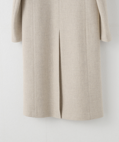 Spick & Span(スピックアンドスパン)の「3Bロングチェスターコート(チェスターコート・レディース・アイボリー/チャコールグレー・36/38)」の16枚目の写真