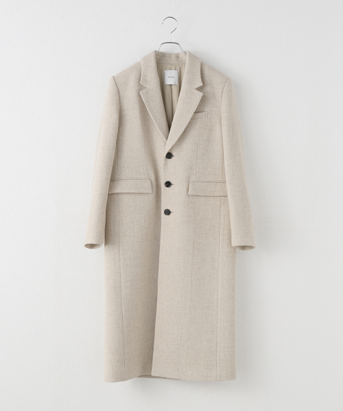 Spick & Span(スピックアンドスパン)の「3Bロングチェスターコート(チェスターコート・レディース・アイボリー/チャコールグレー・36/38)」の22枚目の写真