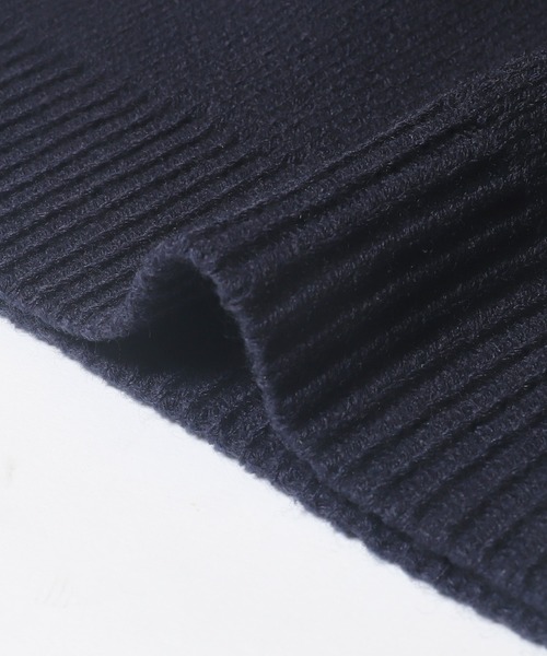 coca（coca）（コカ）の「Wジャカード編みイラストニットトップス（ニット/セーター・メンズ・ブラック/ダークブルー・M/L/XL）」の15枚目の写真