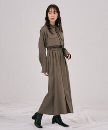 ユナイテッドトウキョウ ワンピース ダブルレイヤーシャツワンピース