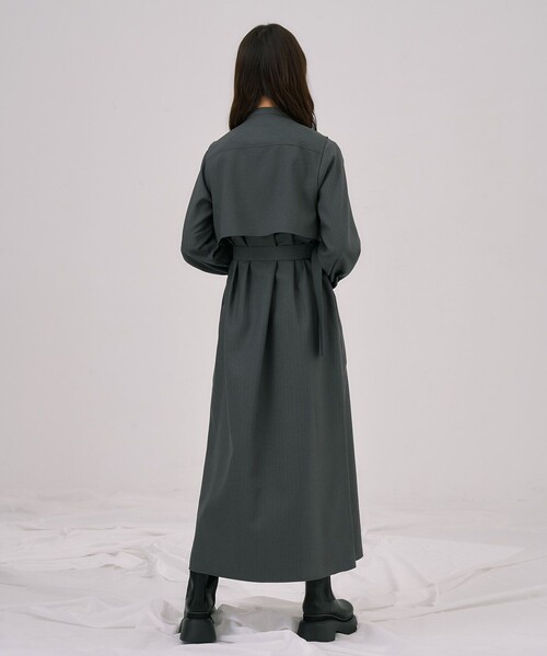 ポケットベストSETジッパーワンピース｜2way/ウォッシャブル/抗