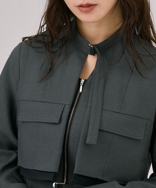 ポケットベストSETジッパーワンピース｜2way/ウォッシャブル/抗