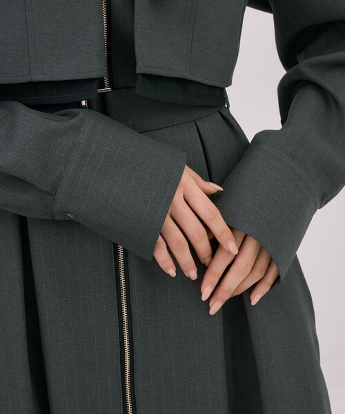 ポケットベストSETジッパーワンピース｜2way/ウォッシャブル/抗