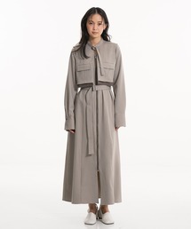 UNITED TOKYO | 【一部店舗限定カラーあり！】ポケットベストSETジッパーワンピース｜2way/オケージョン/ウォッシャブル/抗ピリング/制電/UVカット/吸湿性/速乾性/ストレッチ/春服(ワンピース)