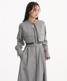 UNITED TOKYO | 【一部店舗限定カラーあり！】ポケットベストSETジッパーワンピース｜2way/オケージョン/ウォッシャブル/抗ピリング/制電/UVカット/吸湿性/速乾性/ストレッチ/春服(ワンピース)