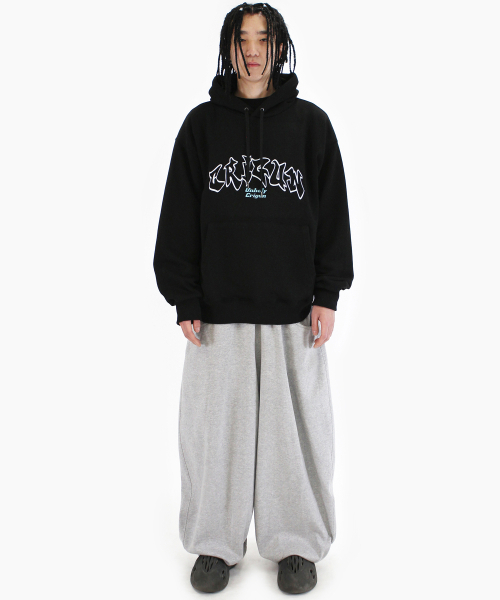 CRIGUN（クリガン）の「unholy crigun hoodie (3 colors)（パーカー・レディース・グレー/オレンジ/ブラック・LARGE/MEDIUM/X-LARGE/XX-LARGE）」の6枚目の写真