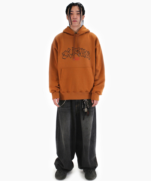 CRIGUN（クリガン）の「unholy crigun hoodie (3 colors)（パーカー・レディース・グレー/オレンジ/ブラック・LARGE/MEDIUM/X-LARGE/XX-LARGE）」の9枚目の写真