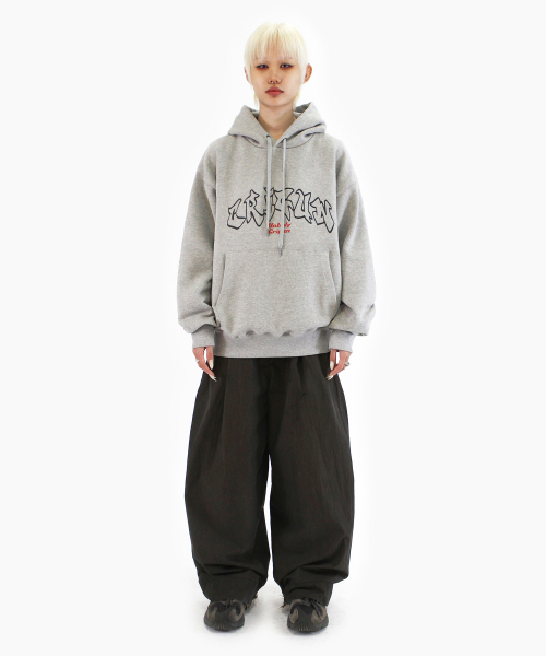 CRIGUN（クリガン）の「unholy crigun hoodie (3 colors)（パーカー・レディース・グレー/オレンジ/ブラック・LARGE/MEDIUM/X-LARGE/XX-LARGE）」の11枚目の写真