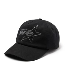 WOKE EDGE（ウォークエッジ）の「Rhinestone WE Star Logo Cap（キャップ）」
