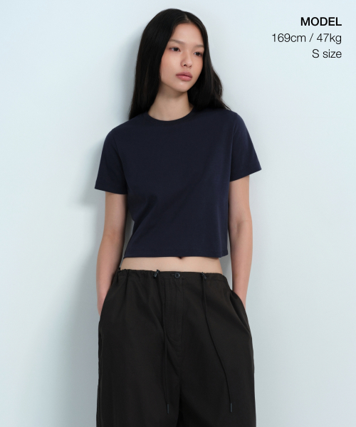 MUSINSA STANDARD WOMAN（ムシンサスタンダードウーマン）の「ウィメンズコットンパラシュートパンツ[ガンメタル]（スウェットパンツ・レディース・その他・30/24/26/28/22）」の9枚目の写真