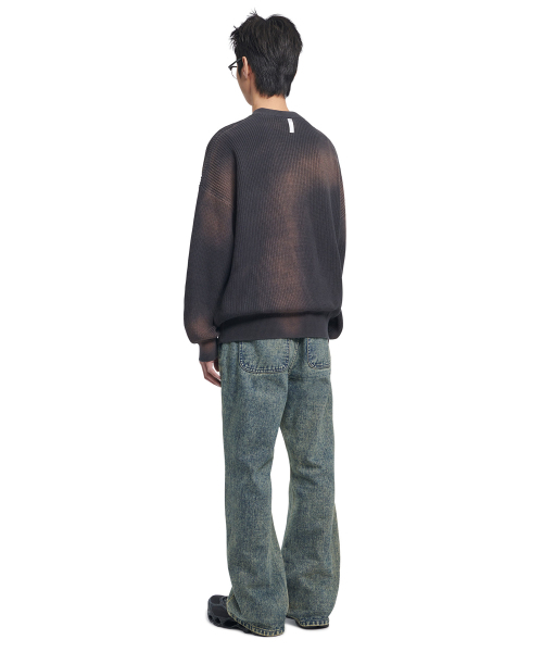 NOMANUAL(NOMANUAL)の「SPRAY DYEING KNIT ZIP-UP - CHARCOAL(カーディガン/ボレロ・レディース・その他・SMALL/MEDIUM/LARGE)」の4枚目の写真