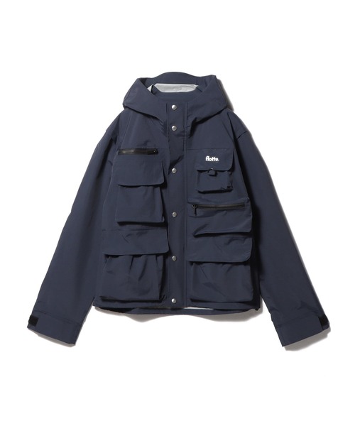 ESTNATION（エストネーション）の「flotte / Saint-Cyr ブルゾン（ブルゾン・レディース・ネイビー/カーキ・SMALL）」の7枚目の写真