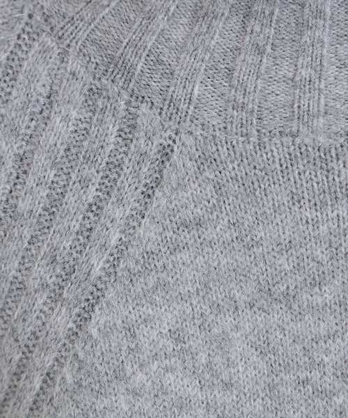 THE SHOP TK (ザ ショップ ティーケー )の「ウール混杢調ハイネックワンピース(ワンピース・レディース・ライトグレー/ダークブラウン/ボルドー・12/13)」の8枚目の写真