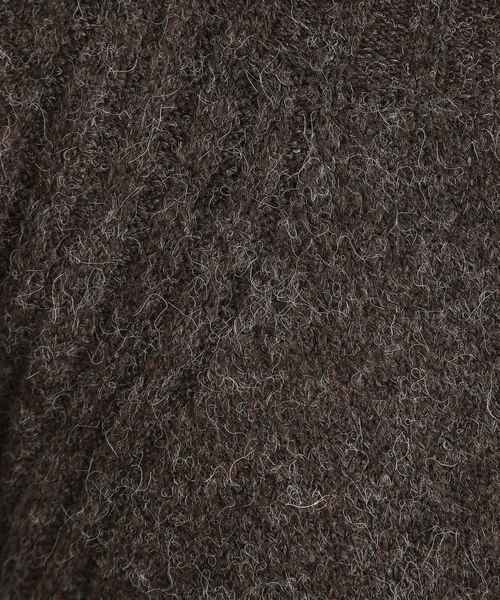 THE SHOP TK (ザ ショップ ティーケー )の「ウール混杢調ハイネックワンピース(ワンピース・レディース・ライトグレー/ダークブラウン/ボルドー・12/13)」の12枚目の写真