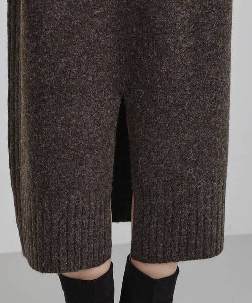 THE SHOP TK (ザ ショップ ティーケー )の「ウール混杢調ハイネックワンピース(ワンピース・レディース・ライトグレー/ダークブラウン/ボルドー・12/13)」の22枚目の写真