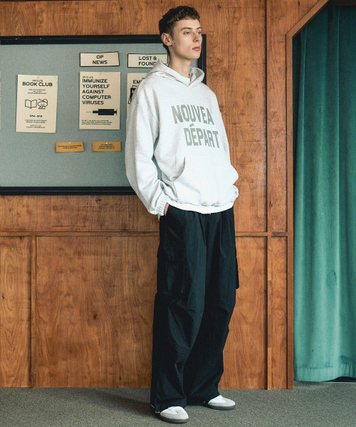 NODU（ノードユー）の「カーゴタックストリングワイドパンツ[ブラック]（その他パンツ・レディース・その他・LARGE/MEDIUM/SMALL）」の4枚目の写真