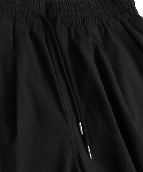 NODU（ノードユー）の「カーゴタックストリングワイドパンツ[ブラック]（その他パンツ・レディース・その他・LARGE/MEDIUM/SMALL）」の7枚目の写真