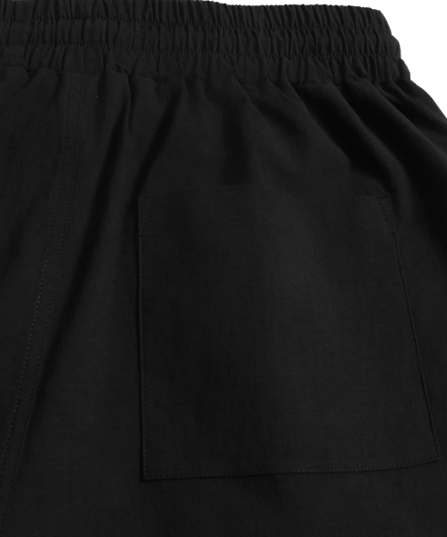 NODU（ノードユー）の「カーゴタックストリングワイドパンツ[ブラック]（その他パンツ・レディース・その他・LARGE/MEDIUM/SMALL）」の9枚目の写真