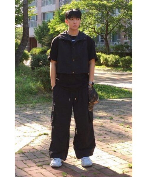 NODU（ノードユー）の「カーゴタックストリングワイドパンツ[ブラック]（その他パンツ・レディース・その他・LARGE/MEDIUM/SMALL）」の13枚目の写真
