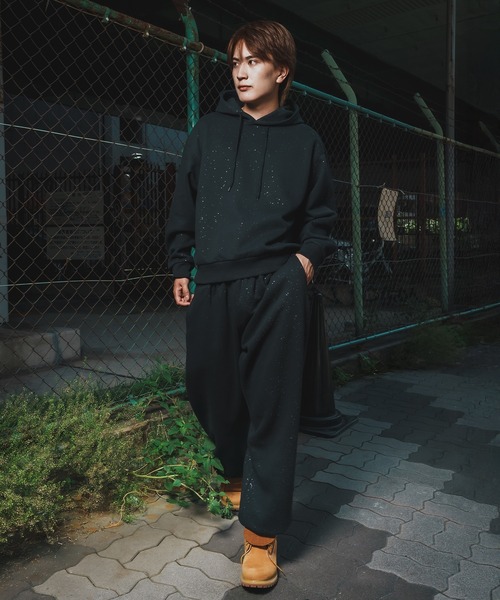 improves（インプローブス）の「ラメ裏起毛 スウェットフーディー（パーカー・メンズ・ネイビー/ブラック/ブラウン・LARGE/MEDIUM）」の13枚目の写真