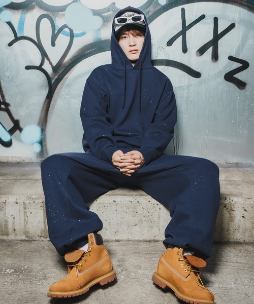 improves（インプローブス）の「ラメ裏起毛 スウェットフーディー（パーカー・メンズ・ネイビー/ブラック/ブラウン・LARGE/MEDIUM）」の21枚目の写真