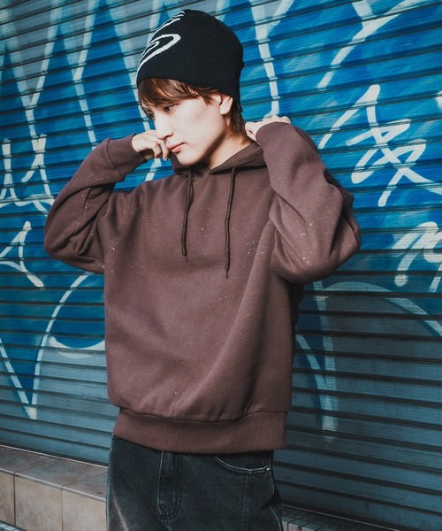 improves（インプローブス）の「ラメ裏起毛 スウェットフーディー（パーカー・メンズ・ネイビー/ブラック/ブラウン・LARGE/MEDIUM）」の14枚目の写真