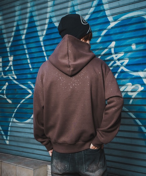 improves（インプローブス）の「ラメ裏起毛 スウェットフーディー（パーカー・メンズ・ネイビー/ブラック/ブラウン・LARGE/MEDIUM）」の15枚目の写真