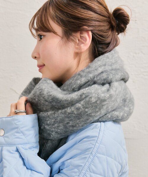 mystic（ミスティック）の「カラーフリンジストール（ストール/ショール・レディース・グレー/ブラウン/ピンク・ONE SIZE）」の12枚目の写真
