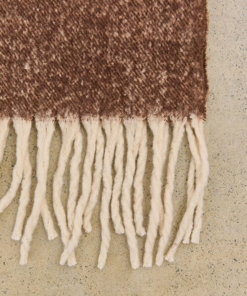 mystic（ミスティック）の「カラーフリンジストール（ストール/ショール・レディース・グレー/ブラウン/ピンク・ONE SIZE）」の21枚目の写真