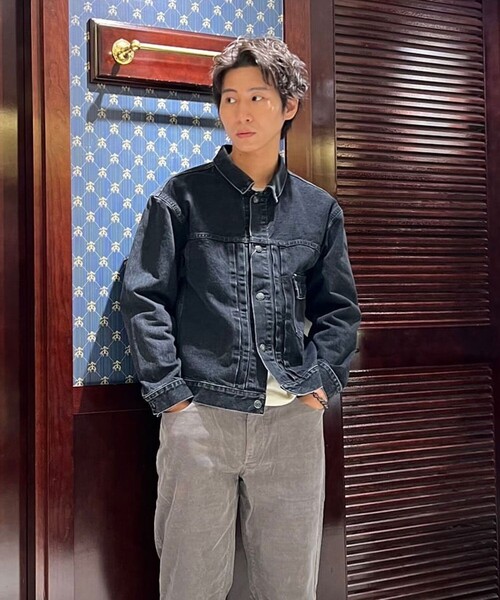 BROOKS BROTHERS(ブルックスブラザーズ)の「コットン ブラックデニム トラックジャケット(デニムジャケット・メンズ・ブラック・MEDIUM/SMALL/LARGE)」の1枚目の写真
