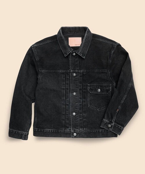 BROOKS BROTHERS(ブルックスブラザーズ)の「コットン ブラックデニム トラックジャケット(デニムジャケット・メンズ・ブラック・MEDIUM/SMALL/LARGE)」の2枚目の写真