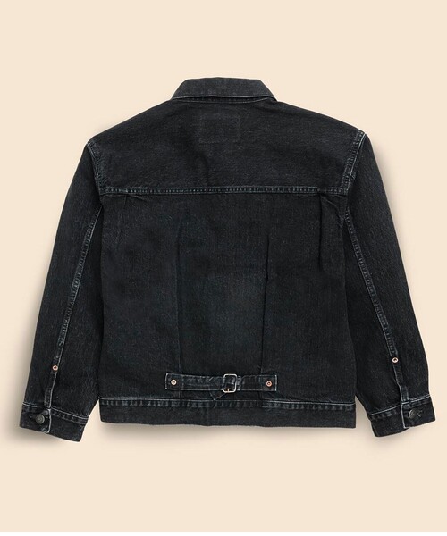 BROOKS BROTHERS(ブルックスブラザーズ)の「コットン ブラックデニム トラックジャケット(デニムジャケット・メンズ・ブラック・MEDIUM/SMALL/LARGE)」の3枚目の写真