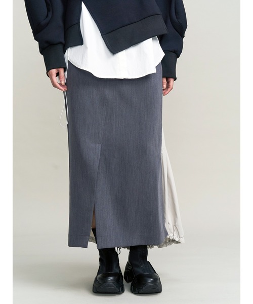 セール】FRONT BACK DOCKING SKIRT / フロントバッグドッキング